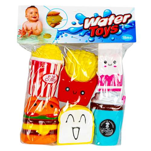 Fürdőjáték babáknak, 6 db Chitaitoare, Sbk, +2 év