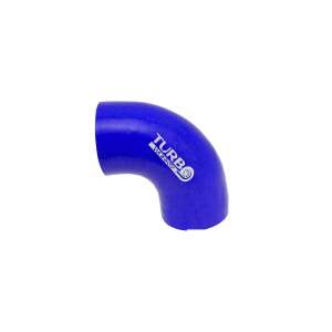 Cot 90 de grade TurboWorks din silicon albastru de 67 mm - TurboWorks