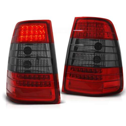 Mercedes W124 E-osztály Kombi Hátsólámpa - LED - Sötét Piros