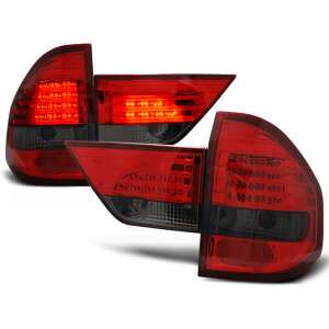 BMW X3 E83 01.04-10 Piros Sötétített LED Hátsó Lámpa