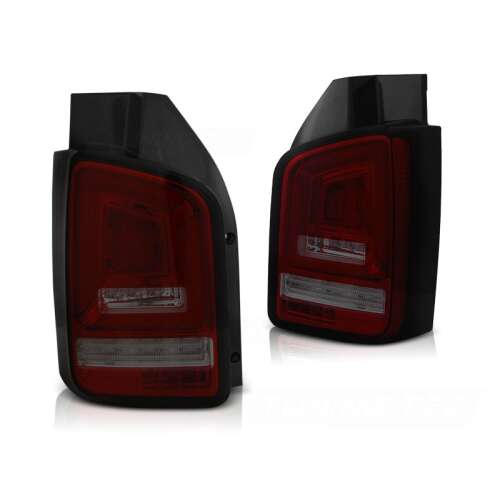 VW T5 LED Hátsólámpa - Piros-Füstös - 2003-2009