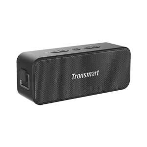 TRONSMART T2 PLUS 2024 bluetooth hordozható hangszóró (v5.3, 20W, IPX7 vízálló, AUX kimenet, NFC) FEKETE