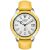 Xiaomi Watch BHR7881GL Жълта кожена каишка, близък план