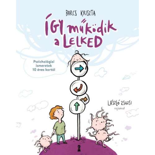 Így működik a lelked: Pszichológia gyerekeknek könyvborító, Barcs Kriszta, László Zsuzsi