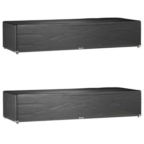 2 db polietilén napozóágyhuzat 12 fűzőlyukkal 205x75x40 cm