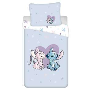 Disney Lilo & Stitch Herz Bettwäsche-Set, 140x200cm Bettbezug und 70x90cm Kissenbezug - Innenarchitektur