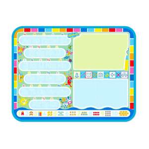 Aquadoodle Pro Az én ABC-m, vízzel aktivált rajzoló szőnyeg gyerekeknek, tanulj betűket és számokat, nincs maszat, nincs folt - Tomy