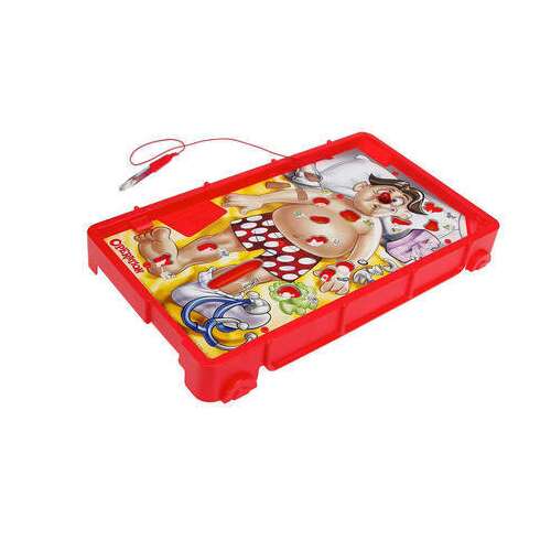 Hasbro Operáció társasjáték, klasszikus játék gyerekeknek, orvos játék, műtéti játék, szórakoztató családi játék