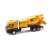 Sárga játék betonkeverő teherautó, Magni márka, hátrahúzós