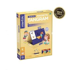 MierEdu Mágneses Tangram Játék, 100 kihívás, fejlesztő játék 3 éves kortól - MierEdu