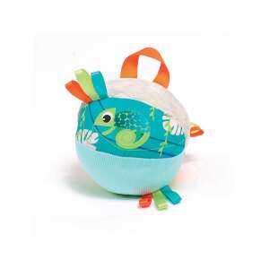 LUDI Kaméleon Csörgőlabda - Babafejlesztő Játék - 12 cm