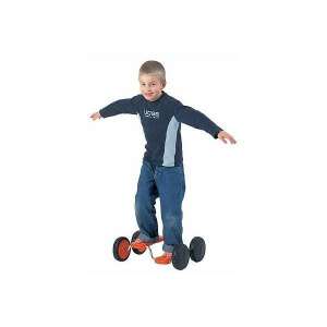 Gyermek egy Go-go roller egyszemélyes lépegető rolleren, egyensúlyozó játék gyerekeknek - Szabadtéri ügyességi játék