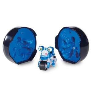 Ricky Zoom Szél és kilövő hurok szuper erősítő játék, kék motorkerékpár figura, a játék közeli képe - Tomy