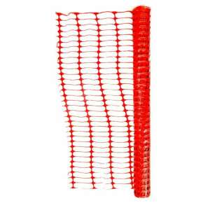STREND PRO orange safety net, 30x1 meter, HDPE, UV resistant, construction site safety - Fence element