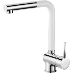 Deante BCA_W730 Küchenarmatur, weiß, Chrom - Wasserhahn