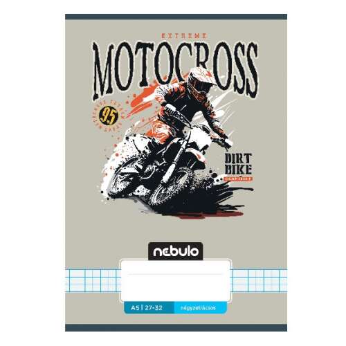Notebook NEBULO A/5 32 pages checkered 27-32 pages 16 pcs/pack 100241828