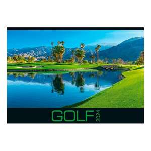 2024-es Golf naptár gyönyörű golfpálya tájképpel - TOPTIMER