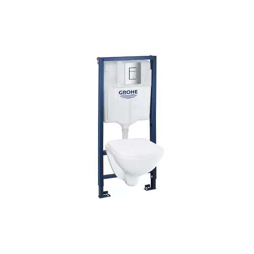 Grohe Solido 4 w 1 ceramiczna toaleta wisząca z ukrytym zbiornikiem