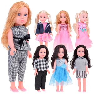 Elegante Puppe mit blonden Haaren, 45 cm große Prinzessinnenpuppe ZA5158