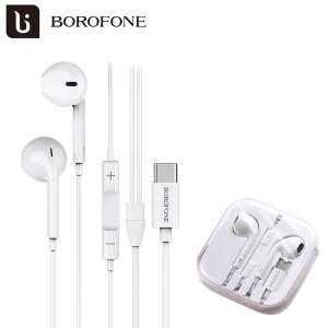 Borofone Amazing USB-C kabelgebundene Ohrhörer/Headset BM27 - Weiß 36615558 Kopfhörer