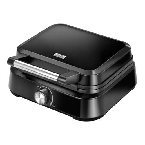 MPM MGO-40 gofrisütő, fekete, tapadásmentes, 1500W - Gofrisütő
