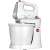 MPM MMR-20Z 750W Stand Mixer, white, angled view