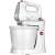 MPM MMR-20Z 750W Stand Mixer, white, angled view