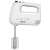 MPM MMR-19 500W Hand Mixer in silver and white with whisk attachments