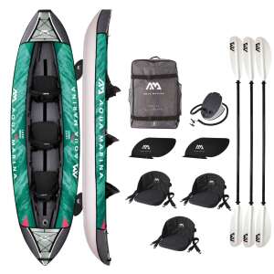 Kajak trzyosobowy Aqua Marina Laxo z akcesoriami 380cm