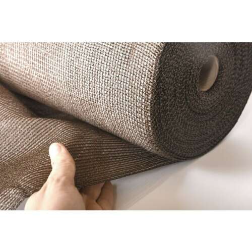 Слънцезащитна мрежа RECYNET кафява, 1.5x50m, 120g/m2