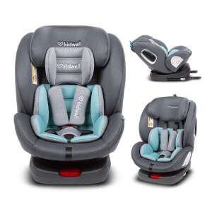 Kidwell Ventura ISOFIX  360°-ban forgatható Biztonsági Gyerekülés 0-36kg #szürke-kék