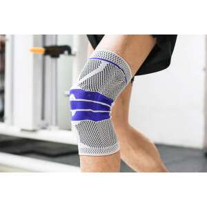 Gray knee brace for sports, provides support and protection for your knee, suitable for men and women - Sport joint fixation