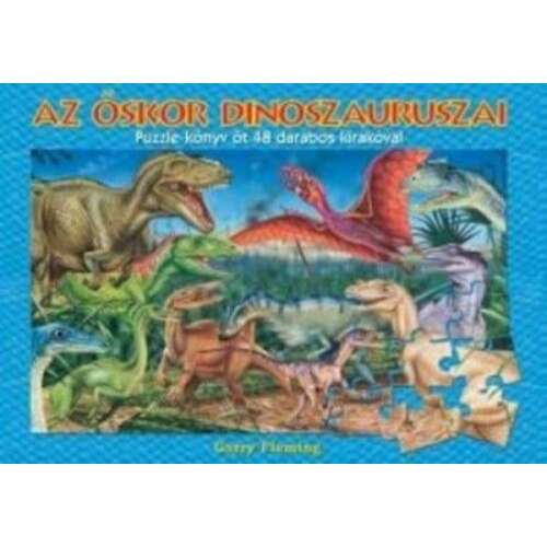 Az őskor Dinószauruszai - Puzzle-könyv öt 48db-os kirakóval 46978862