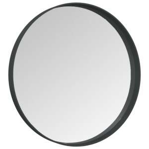 vidaXL Oglindă de perete, negru, 40 cm 97167738