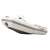 Aqua Marina A-Deluxe 3 Personen Boot mit Zubehör und aufblasbarem Boden 250cm #weiß-grau 36831405}