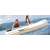 Aqua Marina A-Deluxe 3 Personen Boot mit Zubehör und aufblasbarem Boden 250cm #weiß-grau 36831405}