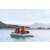 Aqua Marina A-Deluxe 4 Personen Boot mit Zubehör und Holzboden 296cm #weiß-grau 37442933}
