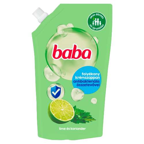 Detské antibakteriálne tekuté mydlo Lime Refill 500ml