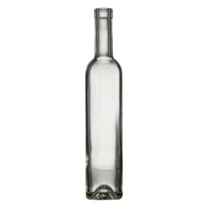 Leere Glasflasche mit Korken, Futura 0,25L - Wein- und Branntweinbrauen