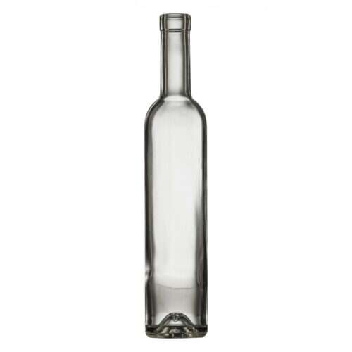 Leere Glasflasche mit Korken, Futura 0,25L
