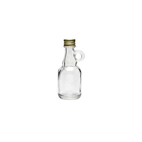 40ml glass bottle with screw cap and handle, perfect for storing spirits, liqueurs, or other beverages