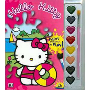 Hello Kitty - A5 kifestő vízfesték készlettel 46880816 