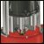 Nahaufnahme des internen Mechanismus der Einhell GE-SP 4390 LL ECO Tauchpumpe