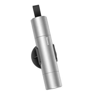 Baseus Sharp Tool safety hammer and seatbelt cutter in silver color - Baseus
