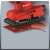 Einhell TC-OS 1520 sander with sanding paper showing the quick fix system