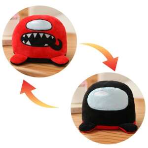 Red and black reversible Among Us plush toy, crewmate and impostor - Nonbrand Plush Toy