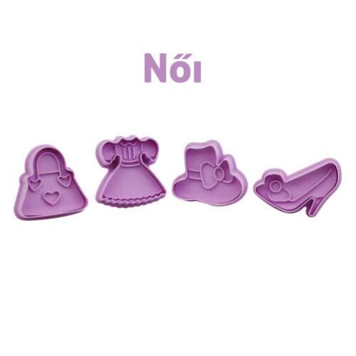 4pcs 3D Cookie Cutters