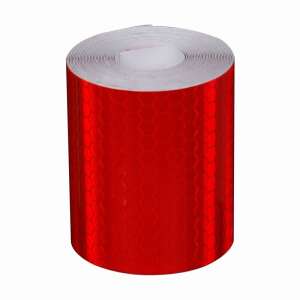 Red reflective tape for bicycle safety, 3 meters long - Bicycle Light