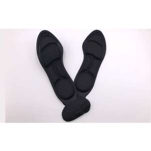 Schwarze Fersenkissen für Damenschuhe - Handpflege & Fußpflege