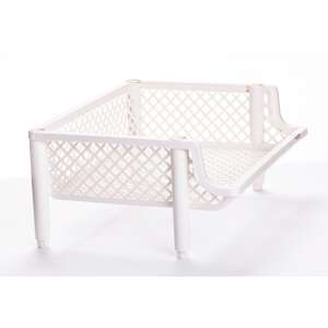 Fehér műanyag tároló polc íróasztalra - Tárolás & Rendszerezés